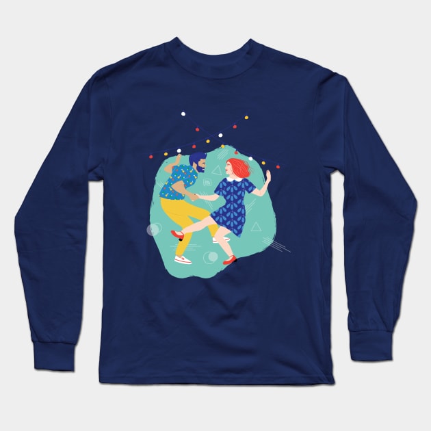 Dancers Long Sleeve T-Shirt by Iruksson